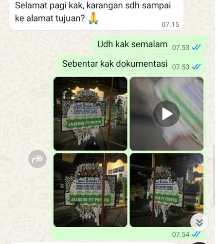 Pengiriman Papan Bunga Selamat Balai Komando Cijantung