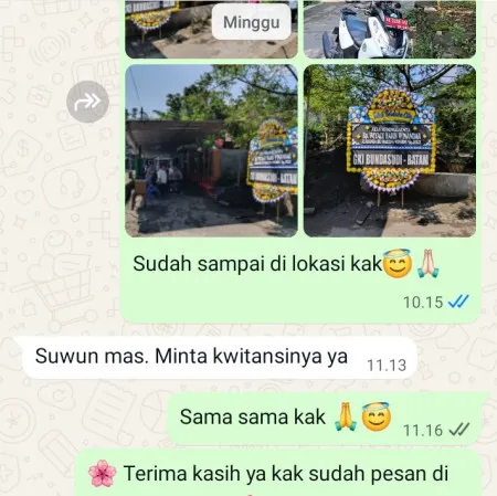Pengiriman Papan Bunga Duka Balai Komando Cijantung