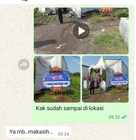 Pengiriman Karangan Bunga Balai Komando Cijantung