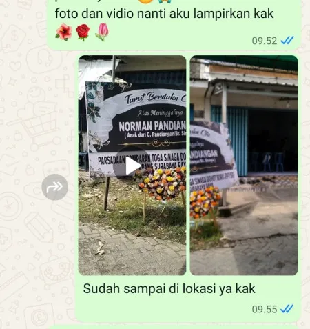 Pengiriman Karangan Bunga Balai Komando Cijantung