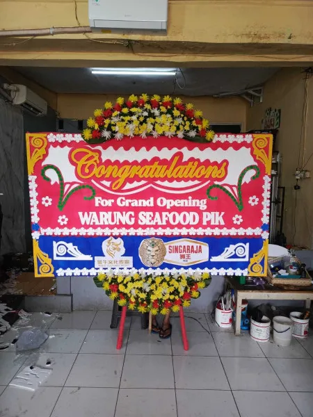 Papan Bunga Ucapan Selamat Balai Komando Cijantung