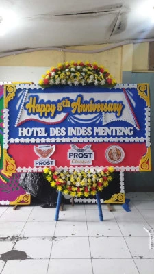 Papan Bunga di Balai Komando Cijantung